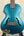 Metallic teal Kala Archtop Tenor Ukulele KA-JTE-BKGN with f-holes and wooden fretboard