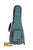 Teal padded Concert Ukulele Case from the Kala Sonoma Coast Collection with leather patch