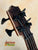 Bass guitar headstock with black tuning pegs on Kala EM-FS Exotic Macawood Tenor Ukulele