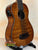 Beautiful Brown Acoustic-Electric Bass Ukulele with Flamed Wood Grain, Kala EM-FS Exotic Macawood Tenor