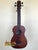 Bass Ukulele with dark reddish-brown finish in Kala EM-FS U-Bass Exotic Mahogany Acoustic-Electric