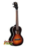 Sunburst-colored Kala Flame Maple Tenor Ukulele Tobacco Burst KA-FMTB-T with dark binding