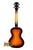 Sunburst-colored Kala Flame Maple Tenor Ukulele Tobacco Burst KA-FMTB-T with dark headstock