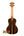 Wooden Kala Ziricote Ukulele with striped dark grain and honey blonde sapwood neck