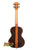 Kala Ziricote Tenor Ukulele with dark rosewood body and light maple neck design