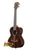 Dark wooden Kala Ziricote Tenor Ukulele KA-ZCT-T with four strings and rosewood finish