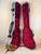 Empty guitar case with red velvet lining for Kala GTC-AT Concert Ukulele Bag