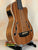 Acoustic-electric Kala Journeyman U•BASS® with f-holes in mahogany wood construction