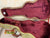 Burgundy velvet-lined guitar case with gold trim for Kala KA-8 Eight-String Tenor Ukulele