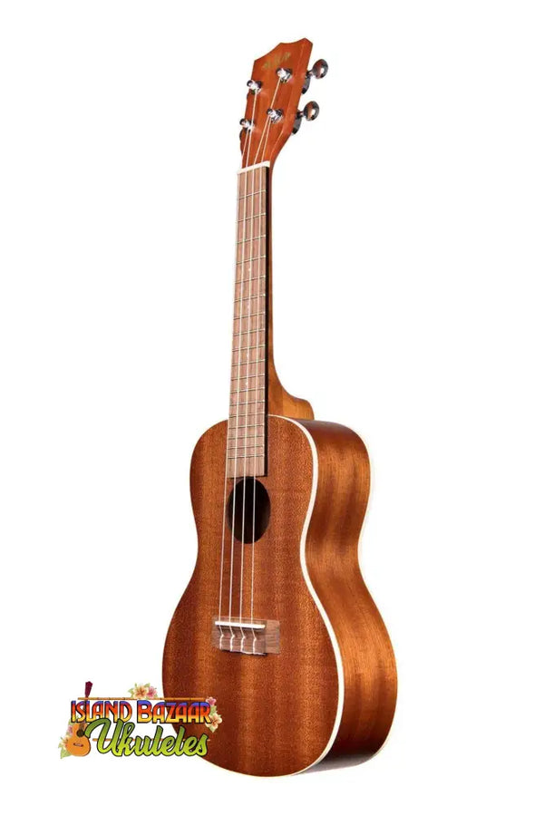 Kala KA-C-2 Satin Mahogany Concert Ukulele with four strings and a rich mahogany finish