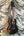 Dark wooden Kala KA-EBY-C Striped Ebony Concert Ukulele with four strings and sound hole