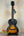 Sunburst acoustic-electric Archtop Tenor Ukulele, Kala KA-JTE-2TS, with f-holes and black headstock