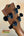Guitar headstock with black tuning pegs on Kala KA-SA-C Acacia Concert Ukulele