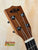 Kala KA-SCAC-C Concert Ukulele headstock with tuning pegs and strings details