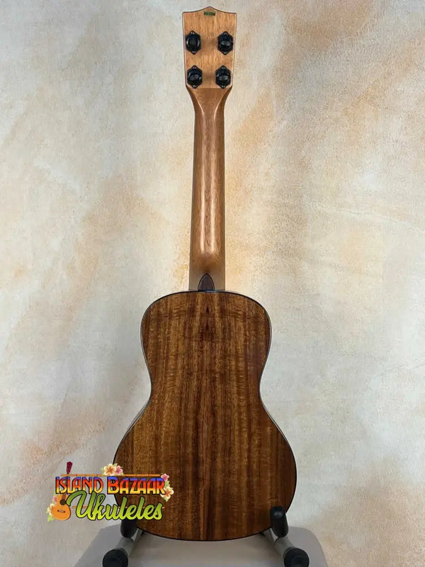 Wooden Kala KA-SCAC-C Concert Ukulele with Koa finish and black tuning pegs