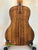 Acoustic guitar with koa wood back showcasing Kala KA-SCAC-C Concert Ukulele features