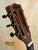 Wooden guitar headstock and black tuning pegs on Kala KA-SCAC-T6 Cedar Tenor Ukulele