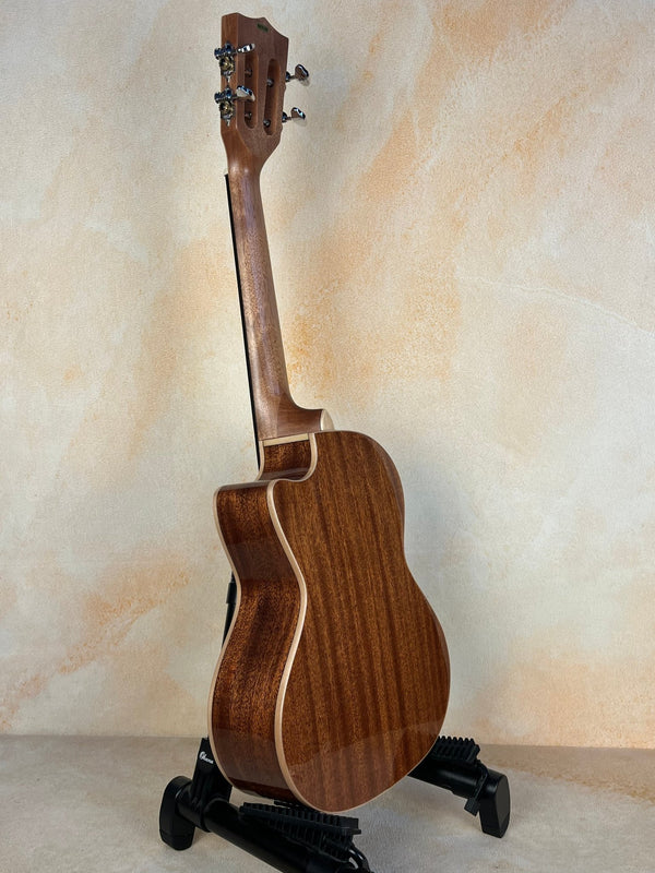 Kala KA - SMH - TG - CE Tenor Electric Ukulele - Solid Mahogany & Warm Tone - Island Bazaar Ukes