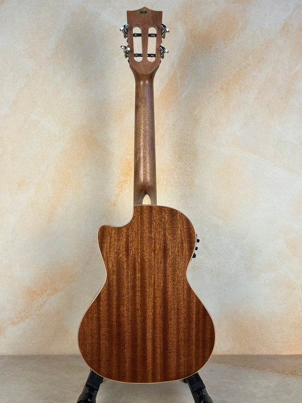 Kala KA - SMH - TG - CE Tenor Electric Ukulele - Solid Mahogany & Warm Tone - Island Bazaar Ukes