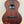 Mahogany tenor ukulele with dark wood grain and black bridge, Kala KA-SMHT Tenor Ukulele