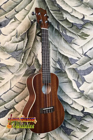 Kala Mahogany Concert Ukulele with four strings and a rich gloss mahogany finish