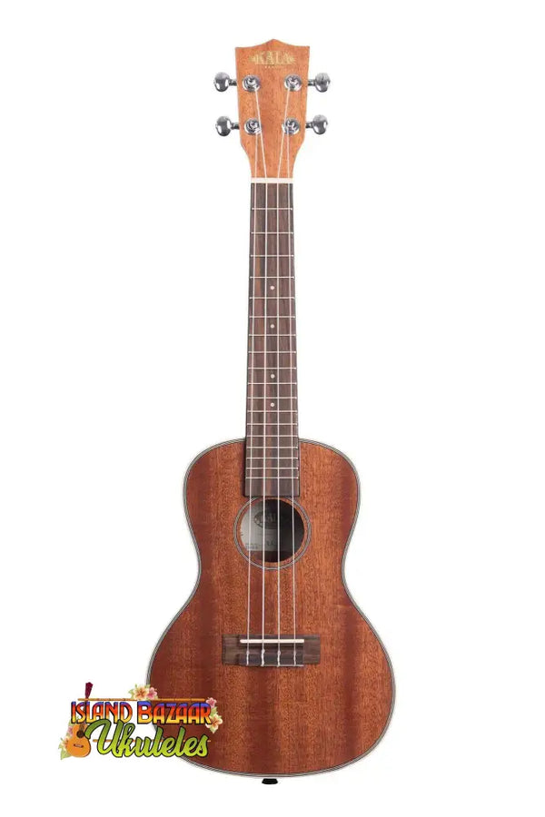 Kala Mahogany Concert Ukulele featuring a four-string design and rich gloss mahogany finish