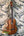 Wooden ukulele with dark fretboard and satin mahogany finish, Kala Makala MK-B Baritone