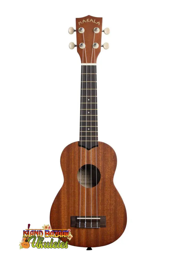 Wooden Kala Makala-Series Satin Mahogany Soprano Ukulele Model MK-S with four strings