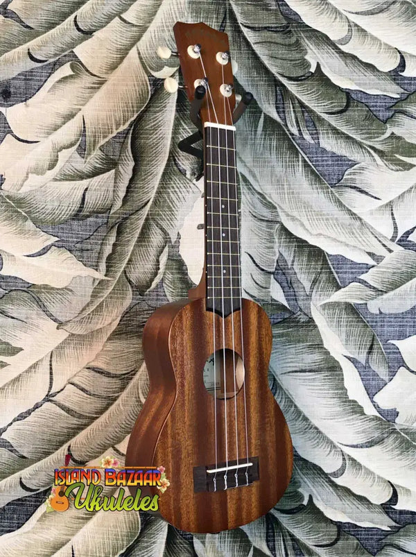 Wooden Kala Makala-Series Satin Mahogany Soprano Ukulele Model MK-S with four strings