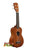 Wooden Kala Makala-Series Satin Mahogany Soprano Ukulele Model MK-S with four strings