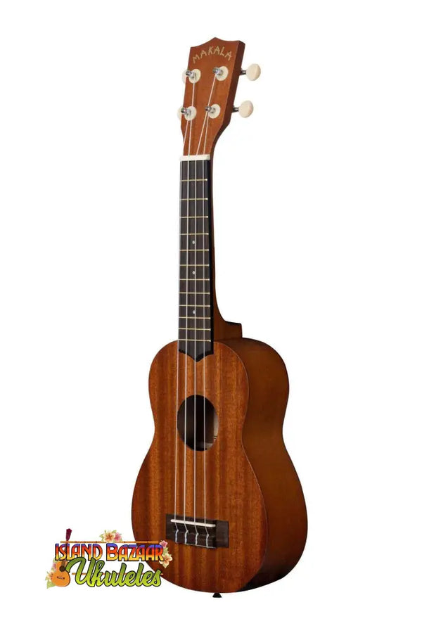 Wooden Kala Makala-Series Satin Mahogany Soprano Ukulele Model MK-S with four strings