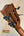 Wooden guitar headstock with metal tuning pegs on Kala SA-TE-C Tenor Electric Ukulele
