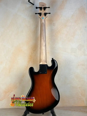 Electric bass guitar with sunburst finish from Kala Solid Body 4-String Tobacco Burst Fretted U•BASS®