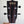 Kala Spruce Baritone ukulele headstock featuring four tuning pegs and Striped Ebony finish