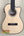 Natural wood acoustic-electric tenor ukulele with striped ebony, Kala Spruce Baritone