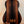 Acoustic guitar with dark striped wood grain, Kala UBASS-EBY-FSRW Striped Ebony Acoustic-Electric