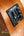 UK-500B guitar preamp equalizer control panel on Kala Wanderer U-Bass Ukulele Acoustic-Electric