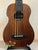 Wooden Kala Wanderer U-BASS Ukulele Acoustic-Electric with four strings and dark grain