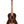 Dark brown Kala Ziricote-Series Baritone Ukulele Model KA-ZCT-B with vertical stripe