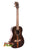 Dark wooden Kala Ziricote-Series Baritone Ukulele Model KA-ZCT-B with center stripe