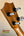 Wooden guitar headstock with tuning pegs on Kamaka HP-1 Pineapple Soprano Ukulele