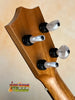 Wooden guitar headstock with tuning pegs on Kamaka HP-1 Pineapple Soprano Ukulele