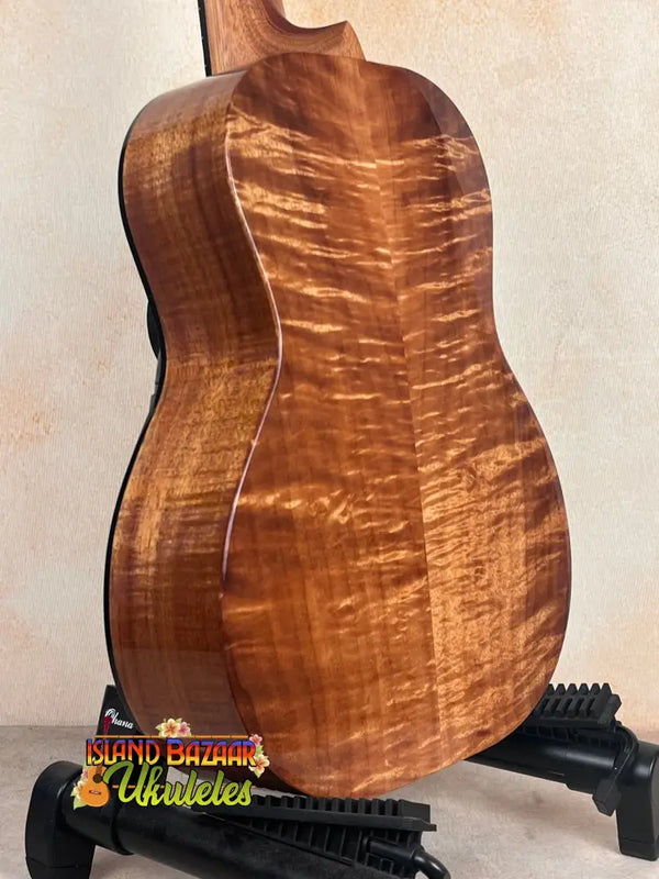 Beautiful Kanile’a DK-T D-Hole Tenor Ukulele with premium koa wood back and sides