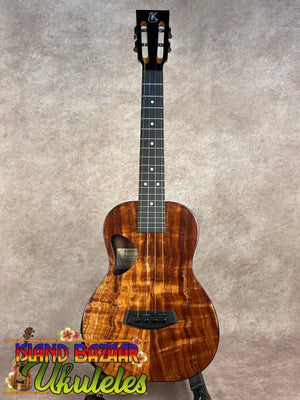 Kanile’a DK-T Pro tenor ukulele with solid koa, ebony fretboard