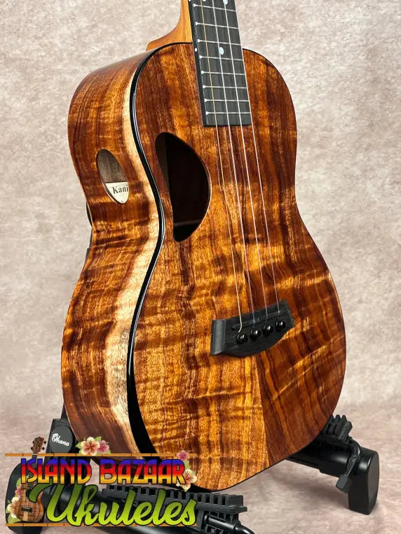 Kanile’a DK-T Pro tenor ukulele with solid mahogany body and pickup