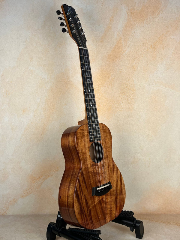 Kanile’a Eight String Tenor Ukulele with Koa Wood & Deluxe Gig Bag - Island Bazaar Ukes