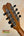 Guitar headstock with chrome tuning pegs on Kanile’a Eight String Tenor Ukulele Koa Wood