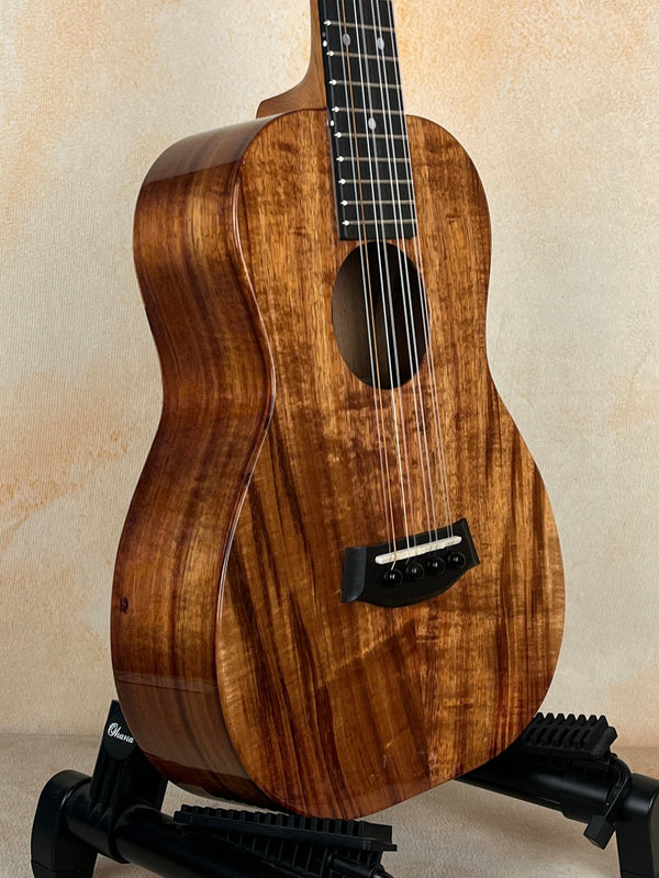 Kanile’a Eight String Tenor Ukulele with Koa Wood & Deluxe Gig Bag - Island Bazaar Ukes