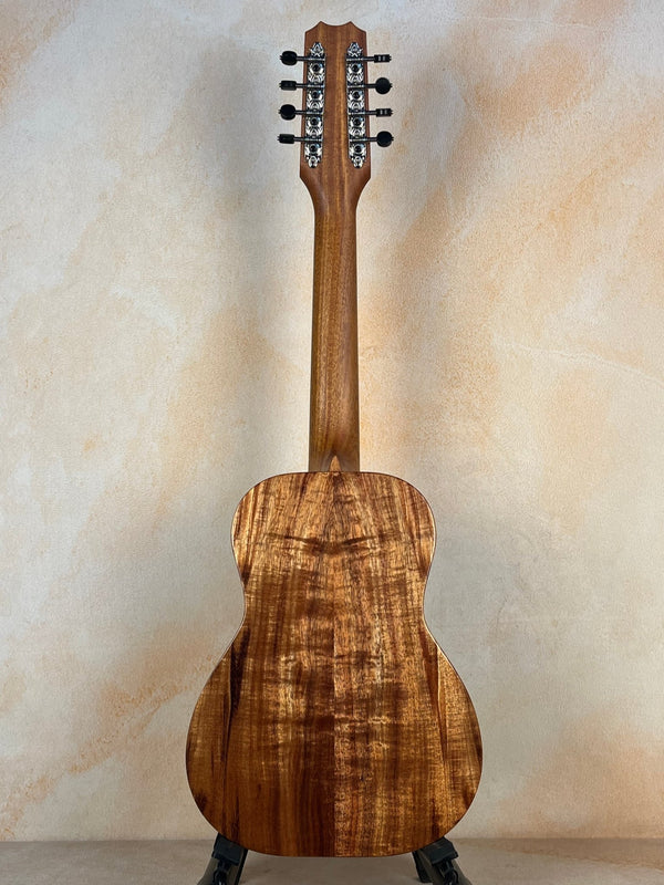 Kanile’a Eight String Tenor Ukulele with Koa Wood & Deluxe Gig Bag - Island Bazaar Ukes