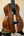 Beautiful Kanile’a HNS-T-PREM Tenor Ukulele in premium curly koa with blue floral inlay